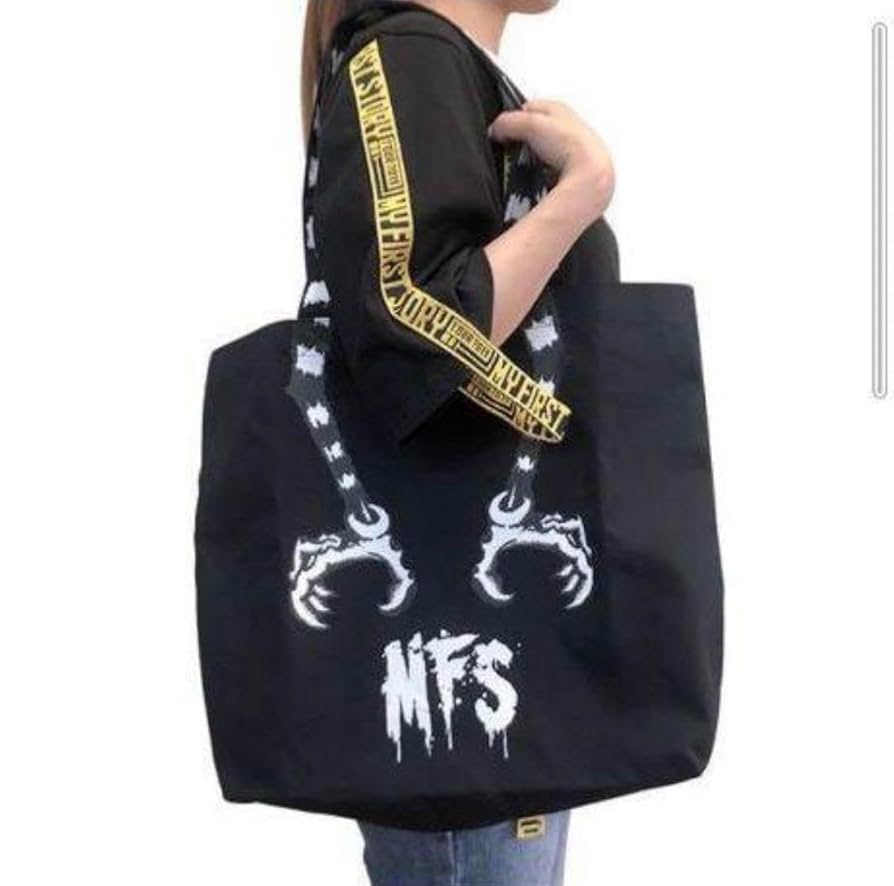 MY FIRST STORY ( マイファス ) サインロゴ巾着 トートバッグ MY FIRST STORY ロゴデザイン巾着トートバッグ ブラック 限定品
